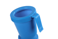 Gobelet de trempage des mamelons de 300 ml avec échelle graduée, en plastique résistant aux chocs, pour l'hygiène des vaches laitières en ferme laitière