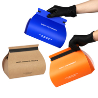 Boîte de pâtisserie de luxe SenAng, qualité alimentaire, avec logo personnalisé, emballage de gâteau, pelliculage mat, boîte rigide recyclable blanche pour petits gâteaux roulés