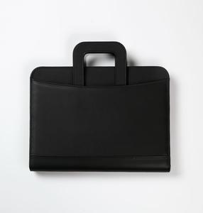 2026 2027 sang trọng PU da A4 dây kéo danh mục đầu tư tổ chức phong cách mới thư mục trình bày với Vòng chất kết dính túi và <span class=keywords><strong>zip</strong></span> đóng cửa - Product Image 1