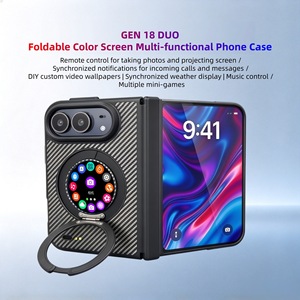 Custodia per <span class=keywords><strong>iPhone</strong></span> DUO 360 con Schermo a Colori Smart da 1,5 Pollici Pieghevole °   Supporto ad anello rotante fai-da-te per promemoria chiamate e controllo APP tramite app (con funzione <span class=keywords><strong>di</strong></span> promemoria) - Product Image 4