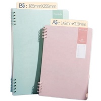 Großhandel Günstiges Maßgefertigtes Spiralgebundenes Kraftpapier A5 Liniertes Notizbuch für Büronutzung