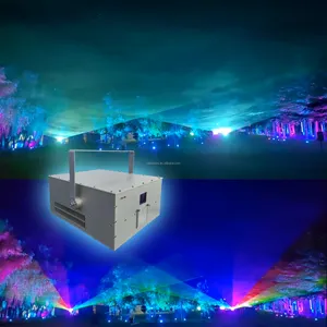 ดีเจดิสโก้ปาร์ตี้ไนท์คลับการแสดงบนเวทีสีเต็มรูปแบบ5W-35W RGB แสงเลเซอร์เขียนหนังสือ3D ขนาดเล็ก RGB เลเซอร์ภาพเคลื่อนไหวไฟเวที