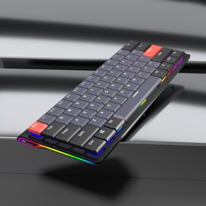 Customized 61 Keys <b>USB</b> Type-C Wired Ultra Slim Thin Low Profile Keycaps Gaming Mechanical <b>Keyboard</b> Red Blue Brown Switch LED Ult - Product Image 3