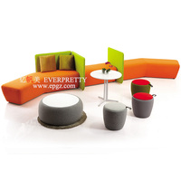 Nouveau Design de meubles de bibliothèque d'école, chaise en forme de cercle, ensemble de meubles de bibliothèque de haute qualité