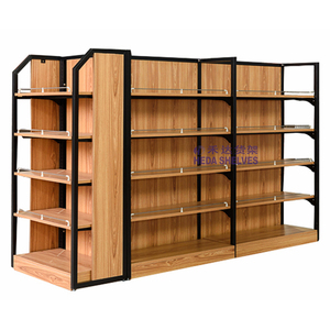 Fabricante de exhibición de madera estantes estante de madera de <span class=keywords><strong>daiso</strong></span> / miniso / nome estante de la tienda estante de supermercado - Product Image 1
