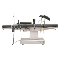 Table d'opération chirurgicale électrique à quatre commandes, table d'opération médicale réglable en acier inoxydable pour chirurgie