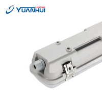 SAA IP66 Lampu Batten LED Tahan Air, Lampu LED Pas Lampu Sensor Dapat Diredupkan, Rumah GRP + PC, Lampu LED Tahan Air