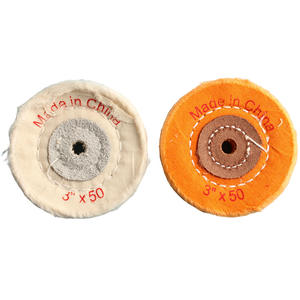 Disques de polissage Mingzhong 3 pouces en coton non abrasifs pour meuleuse d'établi, finition miroir - Product Image 1