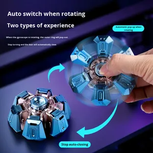 ของเล่นหมุนนิ้วมือแบบแปลงรูปได้สุดสร้างสรรค์  ไจโรหมุนบนโต๊ะสุดเท่ สำหรับผู้ใหญ่และเด็ก  ของเล่นพลาสติกคลายเครียด - Product Image 3