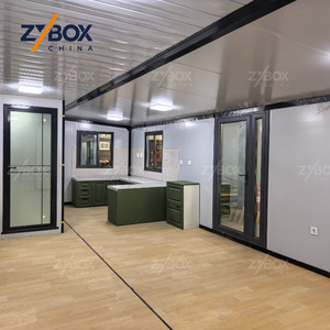 <span class=keywords><strong>Casa</strong></span> Contenedor Expandible <span class=keywords><strong>de</strong></span> 40 pies con Textura <span class=keywords><strong>de</strong></span> Piedra, Villa Modular Prefabricada <span class=keywords><strong>de</strong></span> Doble <span class=keywords><strong>Ala</strong></span>, <span class=keywords><strong>Casa</strong></span> <span class=keywords><strong>de</strong></span> Campo Mediterránea - Product Image 2