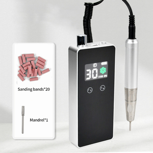 Haute vitesse professionnelle 30000 tr/min Rechargeable en plastique Portable perceuse à <span class=keywords><strong>ongles</strong></span> manucure Machine <span class=keywords><strong>ponceuse</strong></span> à <span class=keywords><strong>ongles</strong></span> <span class=keywords><strong>pour</strong></span> pédicure - Product Image 1