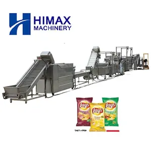 Fresh frozen french fries sticks fully automatic lays potato chips making machine production line