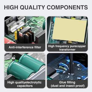 หม้อแปลงไฟฟ้า LED 100W DC 12V AC 220-240V IP20อุปกรณ์เสริมพลังงาน145X50X29mm - Product Image 5