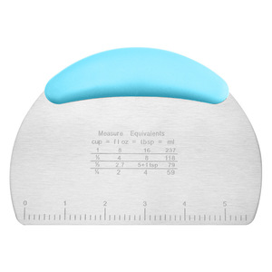 Xlt nhà máy tùy chỉnh thép không gỉ bột cắt nướng đồ dùng bột chua Chopper Vòng bánh mì <span class=keywords><strong>scraper</strong></span> với PP xử lý - Product Image 6