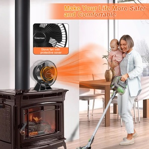 VODA – <span class=keywords><strong>ventilateur</strong></span> de poêle à bois <span class=keywords><strong>thermoélectrique</strong></span> économique avec couvercle - Product Image 2