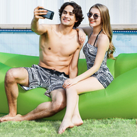 Nouvelle Arrivée Lit de Plage Pliable Moderne et Portable, Canapé Gonflable d'Extérieur en PVC ABC