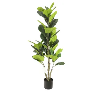 Yeni tasarım yüksek kalite yapay bitki Ficus lyiç mekan dış mekan dekorasyonu Dypsis yapay ağaç tropikal için