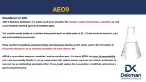 Éter de polioxietileno de alcohol graso AEO9/CAS 68439-50-9 utilizado como emulsionante y agente de limpieza - Product Image 2