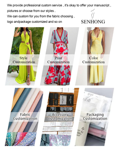 Vestido Maxi Elegante <span class=keywords><strong>de</strong></span> Oficina al por Mayor, Estilo Casual, con Cuello, Manga Larga y Cintura Ajustada para Damas - Product Image 6