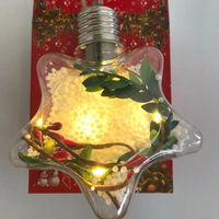 Nouvelle boule décorative de Noël populaire OX227, boule lumineuse LED suspendue pour arbre de Noël