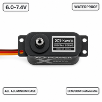 Mini Servo UAV XQ-S1009D 9g, Micro Servo Numérique Sans Noyau, Étanche, Boîtier d'Engrenages en Aluminium, 7.4V, pour Avion RC