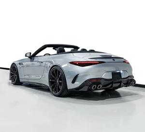 <span class=keywords><strong>BRABUS</strong></span> Kit de carrosserie de becquet de queue de jupe latérale de lèvre avant de lèvre arrière en Fiber de carbone sèche pour Mercedes Benz SL63 SL43 mise à niveau - Product Image 6