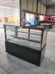 Gâteau d'anniversaire Sandwich Affichage Réfrigérateur Vitrine Patisserie Boutique Air Refroidissement Porte En Verre Équipement De Boulangerie pour <span class=keywords><strong>Magasin</strong></span> - Product Image 5