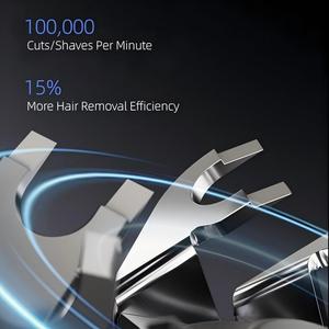 Rasoir électrique professionnel OEM pour hommes à double lame, étanche IPX7, pour usage hôtelier, recharge USB, système anti-pincement, qualité supérieure pour hommes - Product Image 4