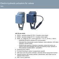 Actionneurs électro-hydrauliques Siemens SKD32.21 neufs et authentiques, 1000 N pour vannes avec course de 20 mm, 30 s, AC230V, HVAC