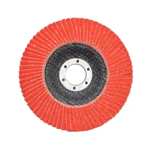 SATC High Quality Abrasive Cutting Wheel Flexible Flap Disc For Stainless Steel Alloy Grit 120 Polishing Ceramic Bronze 5 Inch