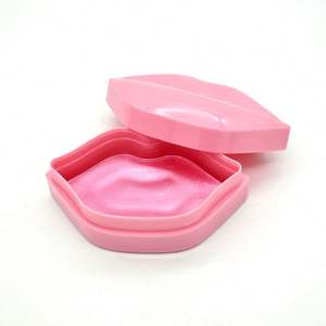 Fondo de fotografía de colágeno de etiqueta privada Reparación Rosa Hoja de cristal de gel desechable Máscara de labios de ácido hialurónico - Product Image 5