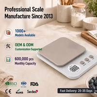 Báscula Digital de Cocina, Báscula Electrónica para Alimentos, Portátil, Mini, con Pantalla LCD, Alta Precisión, para Cocinar y Hornear