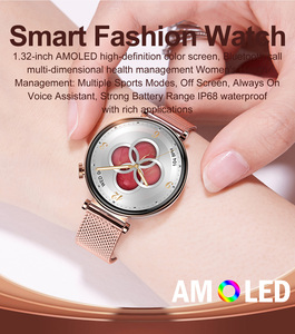 Mới nhất hk41 1.32 \ "AMOLED smartwatch cho phụ nữ GPS navigation cho <span class=keywords><strong>Bluetooth</strong></span> cuộc gọi Heart Rate Sleep Monitor <span class=keywords><strong>Wearable</strong></span> thiết bị cho - Product Image 3