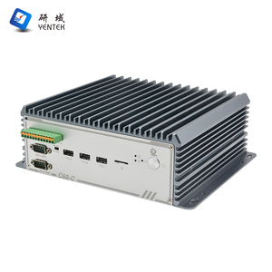 Nhà máy trực tiếp nhúng máy tính công nghiệp Intel i3 i5 i7 DDR4 SSD 9 * COM HD VGA hiển thị không Quạt PC công nghiệp Mini PC - Product Image 2