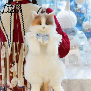 Zaino 3D a Forma di Gatto Calico Kawaii DUPAN, Materiale Morbido in Peluche, Giocattolo Antistress Realistico - Product Image 1