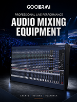 Console de mixage 32 canaux, effets doubles, égaliseur 4 bandes et préamplis haute précision pour mixeur audio professionnel