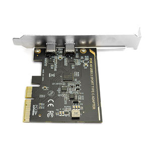 PCI-E USB3.<span class=keywords><strong>2</strong></span> Gen2 Tipo-C Adaptador de <span class=keywords><strong>2</strong></span> puertos Hub Sin fuente de alimentación ASM1142 Tarjeta de expansión de Chipset para computadora de escritorio - Product Image 2
