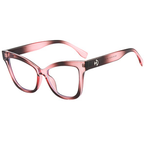 Monturas de Gafas Ojo de Gato con Estampado Animal, Montura Completa, Anti Luz Azul, Ligeras, para Mujer - Product Image 5