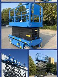 โต๊ะยกกรรไกรไฮดรอลิกขับเคลื่อนตัวเองใช้แบตเตอรี่6ม. 8ม. 10ม. แพลตฟอร์มลิฟต์เคลื่อนที่12ม. ลิฟต์ทำงานทางอากาศ - Product Image 4