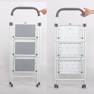 <span class=keywords><strong>Escabeau</strong></span> pliable en acier à échelle robuste de sécurité <span class=keywords><strong>Escabeau</strong></span> en fer pliable à <span class=keywords><strong>5</strong></span> <span class=keywords><strong>marches</strong></span> <span class=keywords><strong>Escabeau</strong></span> avec main courante - Product Image 5
