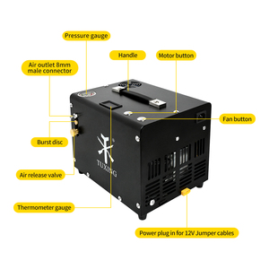 <span class=keywords><strong>Compresor</strong></span> de Aire Eléctrico Portátil TUXING de 12V con Control Manual, 300 Bar/4500 Psi, <span class=keywords><strong>para</strong></span> Paintball y Buceo - Product Image 2