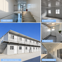 Chambre modulaire en conteneur, adaptée à une habitation temporaire dans les camps miniers, les camps de réfugiés, les abris temporaires et autres lieux