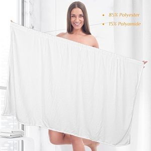 Vente en gros de bandeaux doux et absorbants d'eau multicolore enveloppement corporel à séchage rapide serviette de bain salon de beauté spa jupe de bain pour femmes - Product Image 6