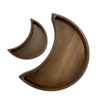 Support de plateau de lune Affichez vos cristaux et pierres de guérison Plateau de croissant de lune de 6 "X 3" pour cristaux