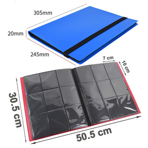 Classeur pour cartes à collectionner 9 pochettes, capacité 360 cartes, album photo pour collection <span class=keywords><strong>de</strong></span> cartes <span class=keywords><strong>de</strong></span> <span class=keywords><strong>jeux</strong></span> et <span class=keywords><strong>de</strong></span> sport - Product Image 4