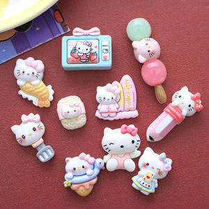 KT ชุดการ์ตูนเรซิ่นงานฝีมือเจลปิ่นปักผมกล่องโทรศัพท์รองเท้าดอกไม้หลุมเครื่องประดับตกแต่ง - Product Image 4