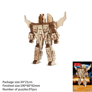 <span class=keywords><strong>2025</strong></span> Mới Bằng Gỗ Mô Hình <span class=keywords><strong>Robot</strong></span> 3D Câu Đố Đồ Chơi Tự Làm Lắp Ráp Gỗ Thủ Công Mỹ Nghệ Trẻ Em Món Quà Đồ Chơi - Product Image 3