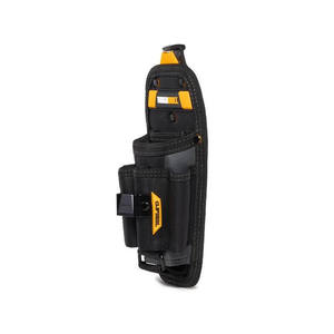 Sac à outils multifonctionnel pour techniciens, 6 poches à insérer avec fermeture à glissière, noir, fabriqué en polyester durable - Product Image 5