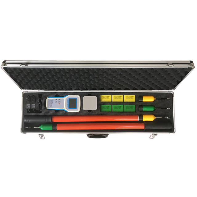 Huazheng 10V-500kV Wireless High Voltage Multifunction Phase Sequence Indicator Digital Meter ISO for 1 Year Warranty for