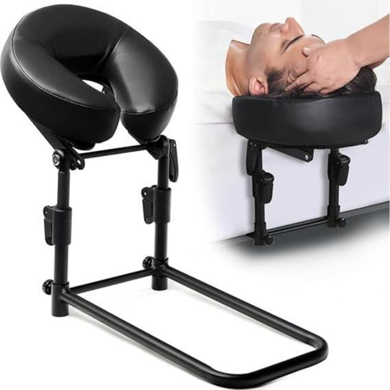 Certified Safe Adjustable Bed Mounted Massage Headrest Portable Face Cradle Face Down Pillow for Eye Surgery Vitrectomy Recovery